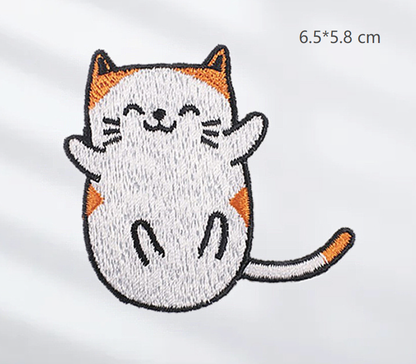 15pc Cute cats Iron, On Patches Embroidered Applique Badge Sew On Patch