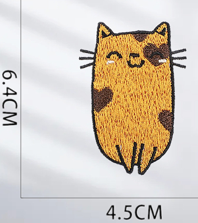 15pc Cute cats Iron, On Patches Embroidered Applique Badge Sew On Patch