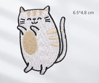 15pc Cute cats Iron, On Patches Embroidered Applique Badge Sew On Patch