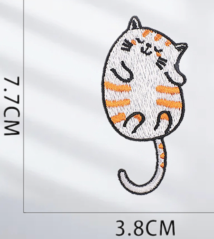 15pc Cute cats Iron, On Patches Embroidered Applique Badge Sew On Patch