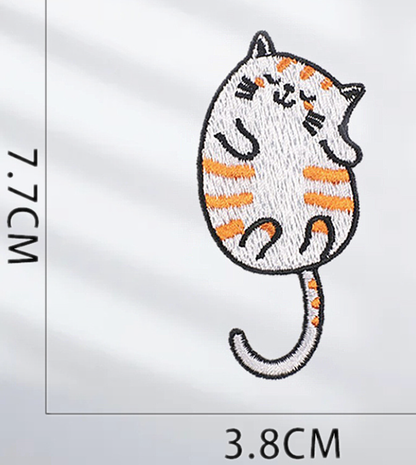 15pc Cute cats Iron, On Patches Embroidered Applique Badge Sew On Patch