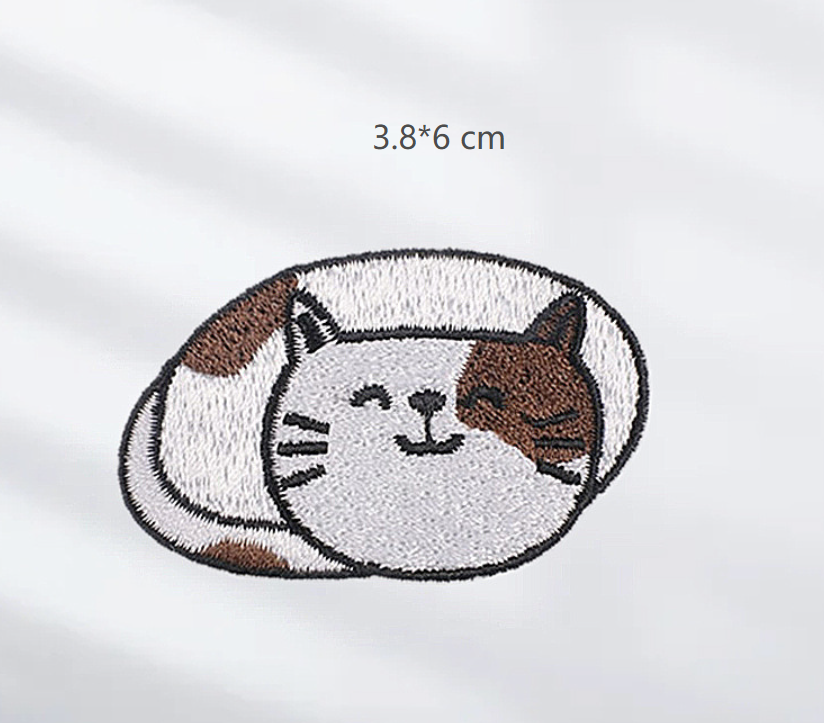 15pc Cute cats Iron, On Patches Embroidered Applique Badge Sew On Patch
