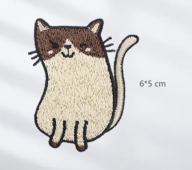15pc Cute cats Iron, On Patches Embroidered Applique Badge Sew On Patch