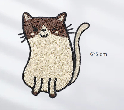 15pc Cute cats Iron, On Patches Embroidered Applique Badge Sew On Patch