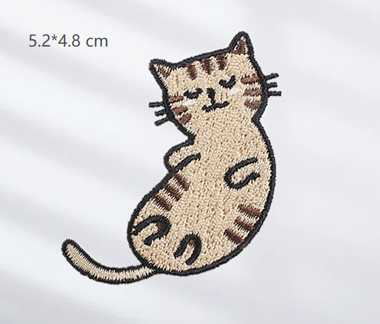 15pc Cute cats Iron, On Patches Embroidered Applique Badge Sew On Patch
