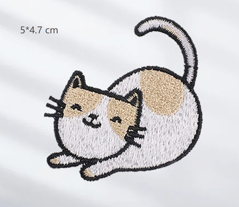 15pc Cute cats Iron, On Patches Embroidered Applique Badge Sew On Patch