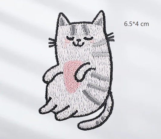 15pc Cute cats Iron, On Patches Embroidered Applique Badge Sew On Patch