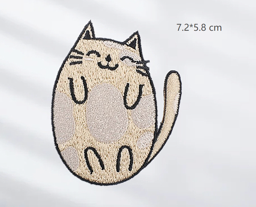 15pc Cute cats Iron, On Patches Embroidered Applique Badge Sew On Patch