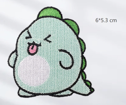 10pc Dinosaur Iron, On Patches Embroidered Applique Badge Sew On Patch