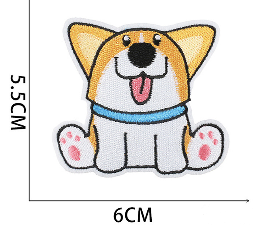 23pc Dog Paw Set Iron, On Patches Embroidered Applique Badge Sew On Patch