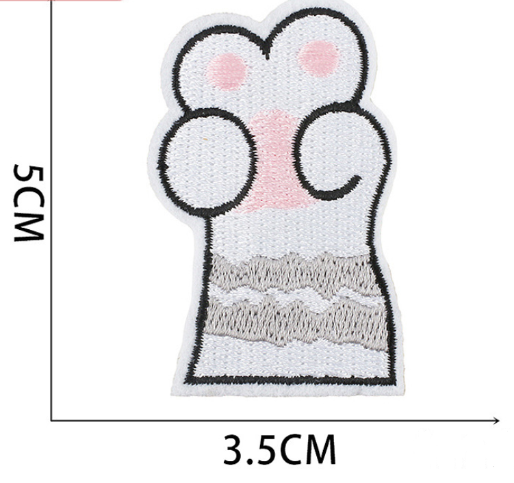 23pc Dog Paw Set Iron, On Patches Embroidered Applique Badge Sew On Patch