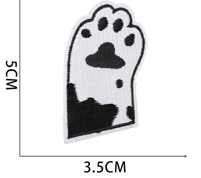 23pc Dog Paw Set Iron, On Patches Embroidered Applique Badge Sew On Patch