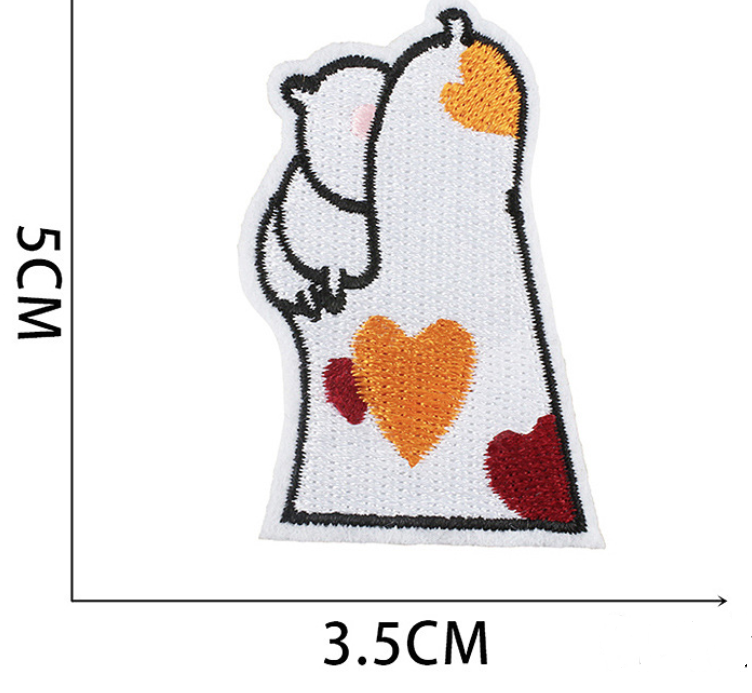 23pc Dog Paw Set Iron, On Patches Embroidered Applique Badge Sew On Patch