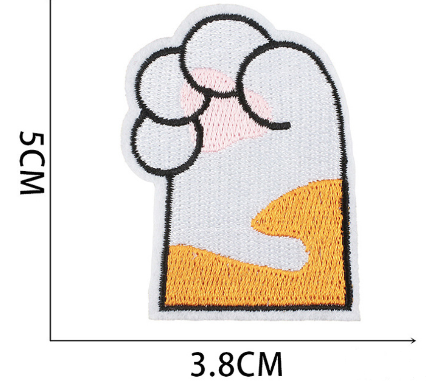 23pc Dog Paw Set Iron, On Patches Embroidered Applique Badge Sew On Patch