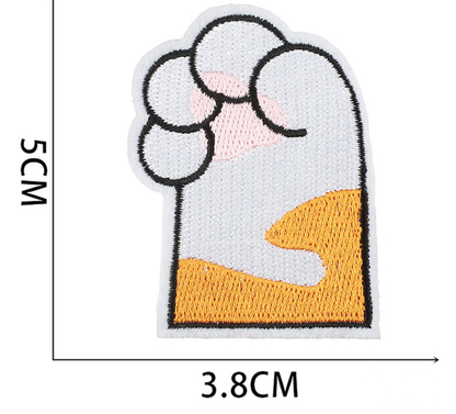 23pc Dog Paw Set Iron, On Patches Embroidered Applique Badge Sew On Patch