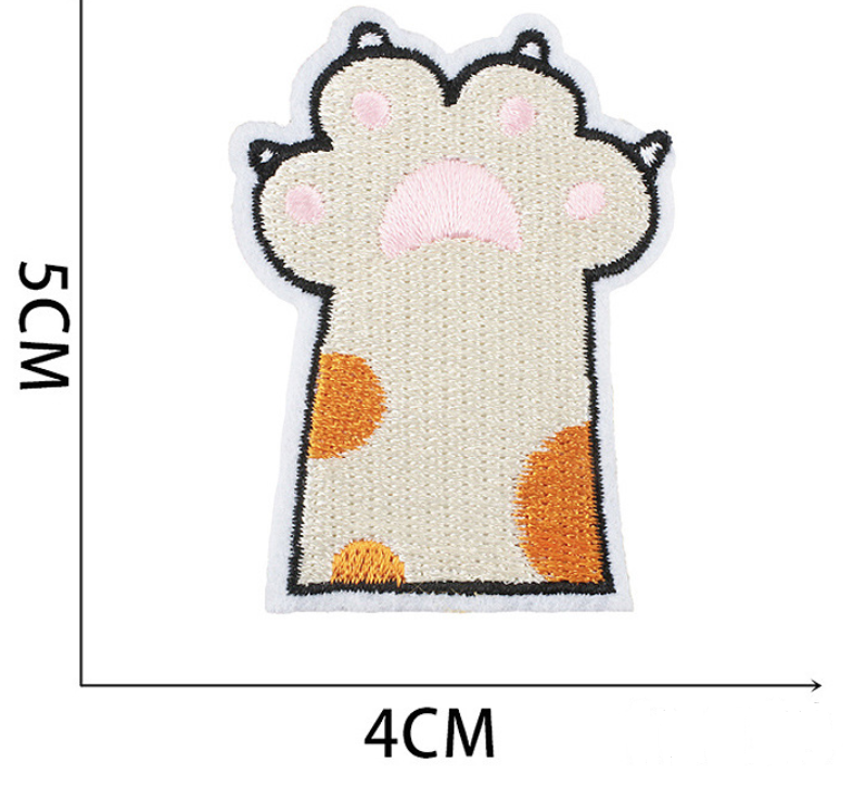 23pc Dog Paw Set Iron, On Patches Embroidered Applique Badge Sew On Patch