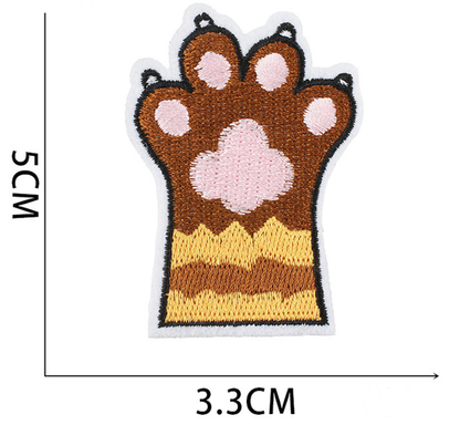 23pc Dog Paw Set Iron, On Patches Embroidered Applique Badge Sew On Patch