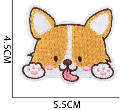 23pc Dog Paw Set Iron, On Patches Embroidered Applique Badge Sew On Patch