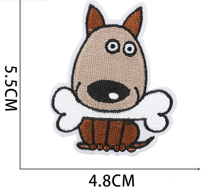 23pc Dog Paw Set Iron, On Patches Embroidered Applique Badge Sew On Patch