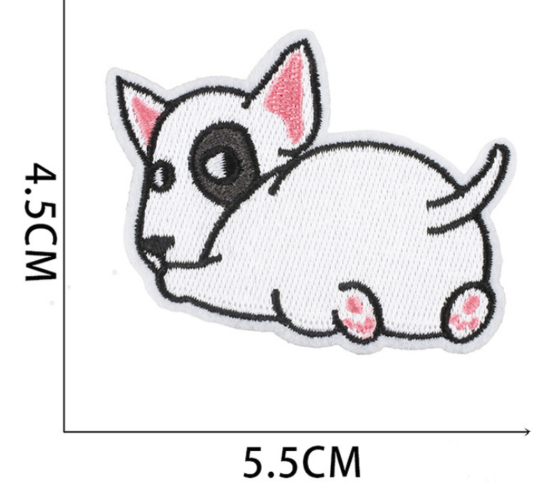 23pc Dog Paw Set Iron, On Patches Embroidered Applique Badge Sew On Patch