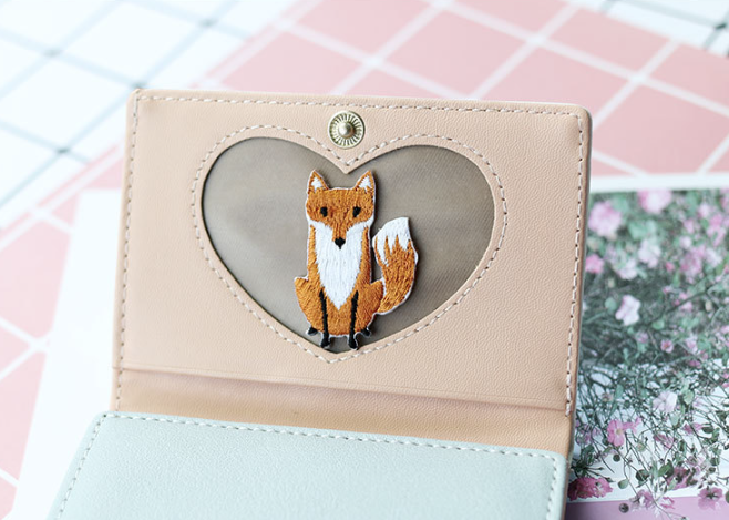 Fox Plush Iron On Patches Embroidered Sew On Applique Badge Sew On Pat