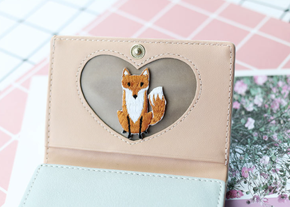 Fox Plush Iron On Patches Embroidered Sew On Applique Badge Sew On Pat