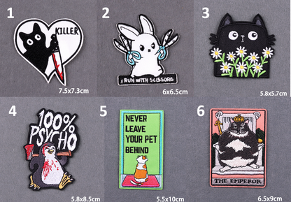 Funny Sarcastic Iron On Patch Embroidered Sew On Applique Badge Sew On Pat