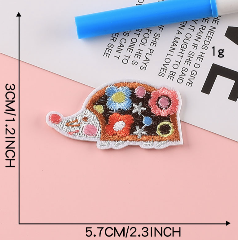 6 Pcs Sew On Patches Animal Applique Patches Iron On Patch/Sew On Patch Badge UK