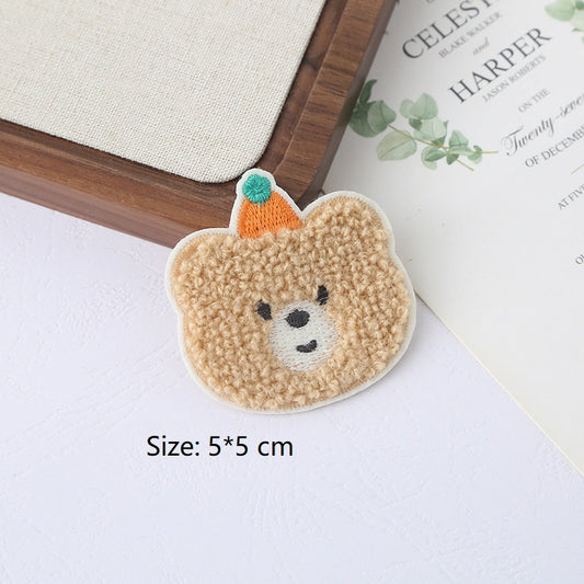 Bear Patches Sew on Embroidered Applique Badge Sew On Patch