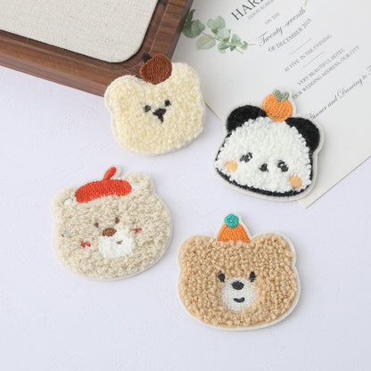 Bear Patches Sew on Embroidered Applique Badge Sew On Patch