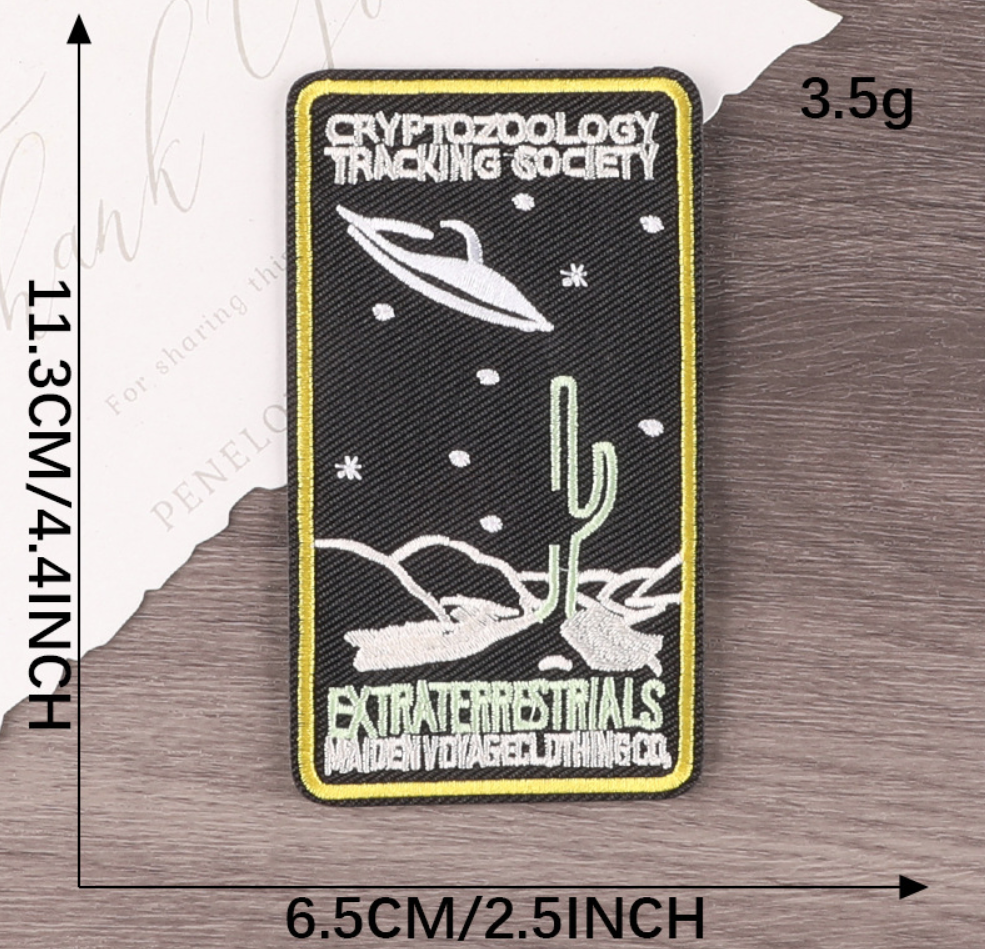 Tarot Badge Iron On/Sew On Patch Embroidered Sew On Applique Badge Patches