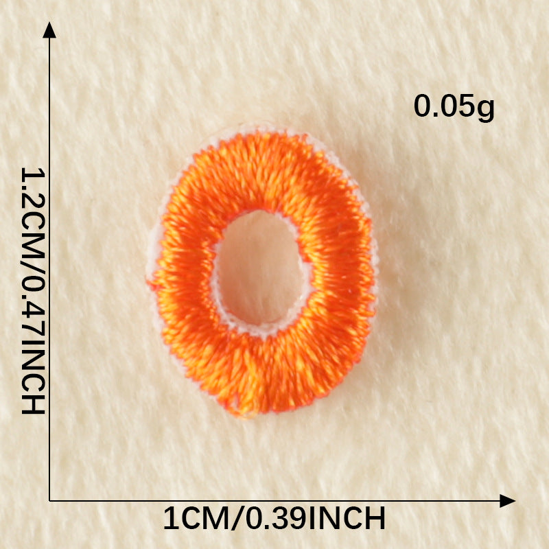 26Pcs Mini Fabric Letters Iron on/ Sew on Patches for DIY Clothing Fabric