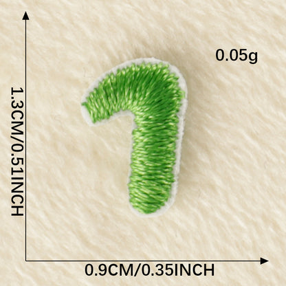 26Pcs Mini Fabric Letters Iron on/ Sew on Patches for DIY Clothing Fabric