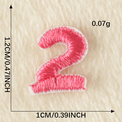 26Pcs Mini Fabric Letters Iron on/ Sew on Patches for DIY Clothing Fabric