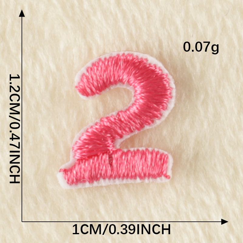 26Pcs Mini Fabric Letters Iron on/ Sew on Patches for DIY Clothing Fabric