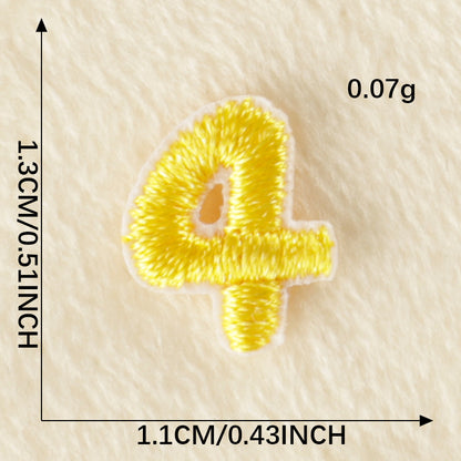 26Pcs Mini Fabric Letters Iron on/ Sew on Patches for DIY Clothing Fabric