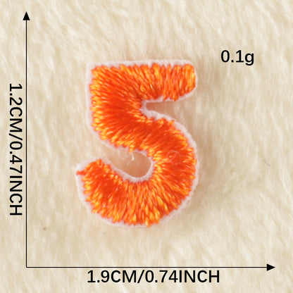 26Pcs Mini Fabric Letters Iron on/ Sew on Patches for DIY Clothing Fabric