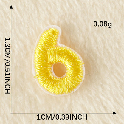 26Pcs Mini Fabric Letters Iron on/ Sew on Patches for DIY Clothing Fabric