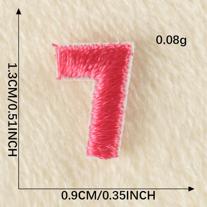 26Pcs Mini Fabric Letters Iron on/ Sew on Patches for DIY Clothing Fabric