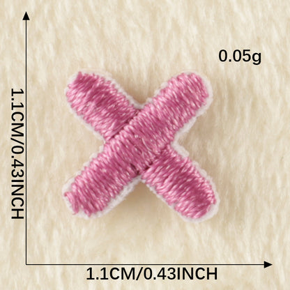 26Pcs Mini Fabric Letters Iron on/ Sew on Patches for DIY Clothing Fabric