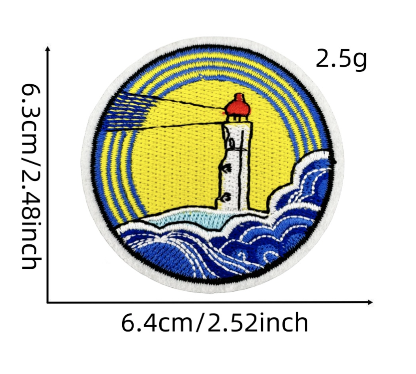 20 PCS Outdoor Round Camper Patch - Outdoor Good Vibes Hook and Loop