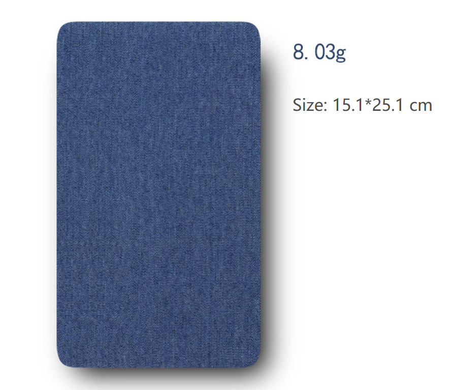 5PCS Large Patch Stick On Denim Fabric Repair Patches Clothe Mending Stickers