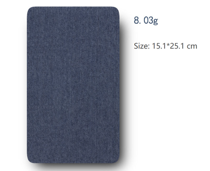 5PCS Large Patch Stick On Denim Fabric Repair Patches Clothe Mending Stickers