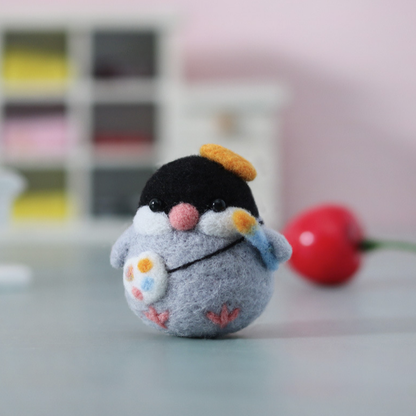 Wool Felt  Animal Penguin Bird DIY Craft Set for Decoration Art Craft